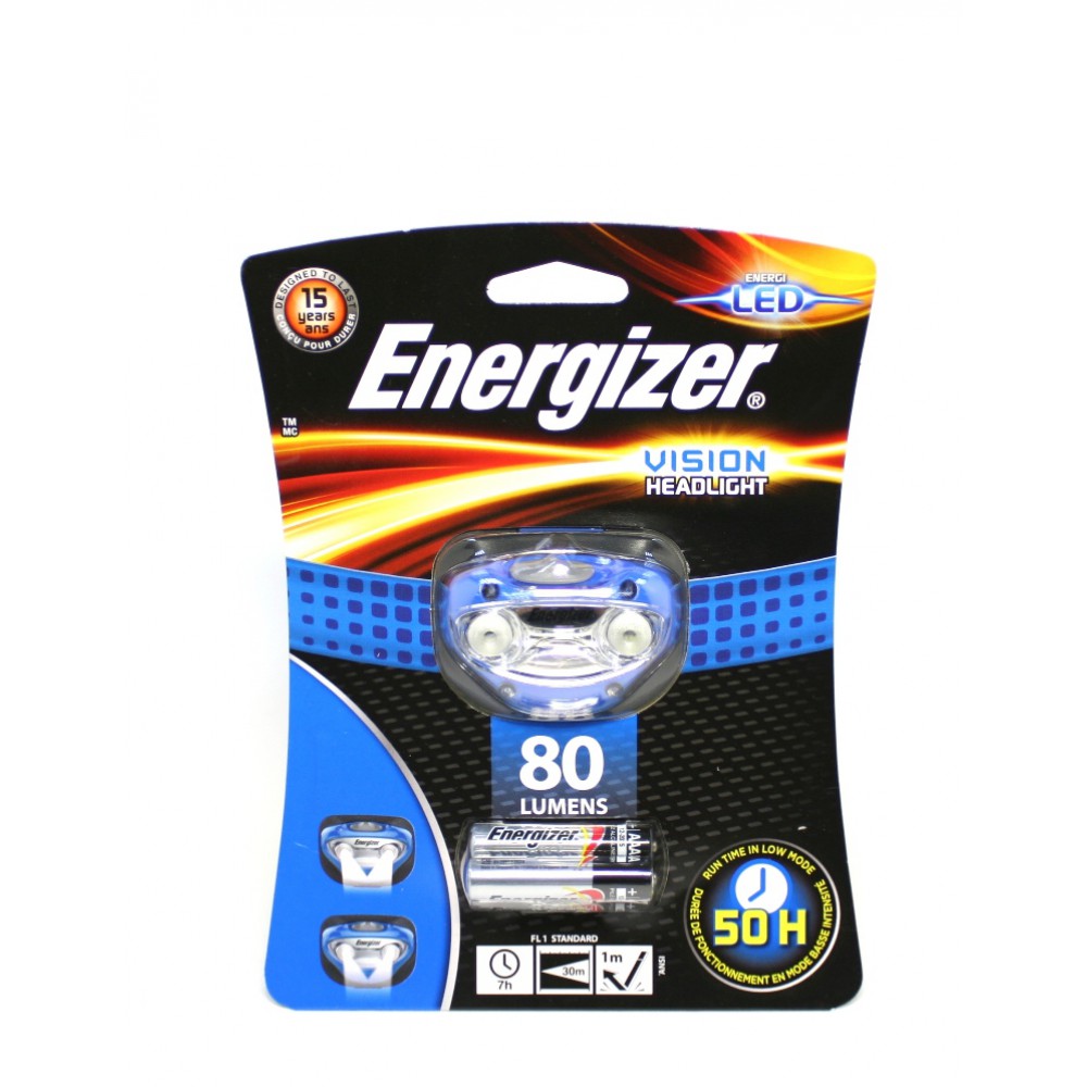 Фонарь Energizer ENR Headllight Vision 3xAAA, наголовный E300280300
