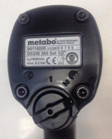 Гайковерт пневматический Metabo DSSW 360 с набором головок