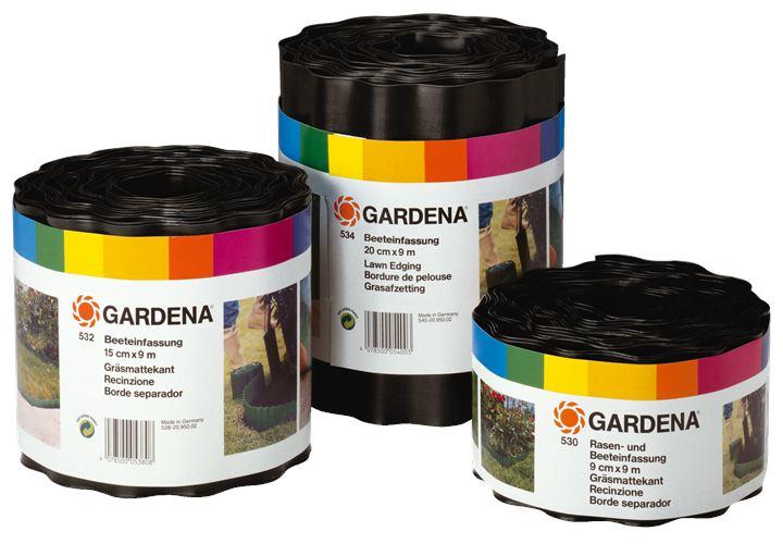 Бордюр для газона 0.09х9м коричневый Gardena 00530-20.000.00