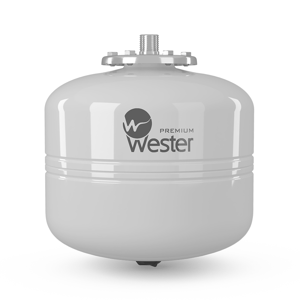 Емкость расширительная для ГВС Wester  8л белая WDV8P
