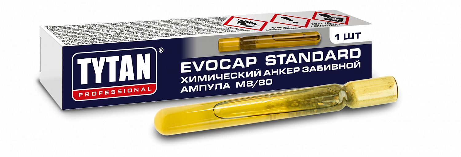 Анкер химический TYTAN EVOCAP STANDARD  М 8/80 81865