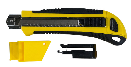 Нож со сменным лезвием 18 мм пластиковый корпус Энкор