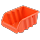 Лоток для крепежа 160х115х75 цвет оранжевый Blocker ПЦ3740ОР
