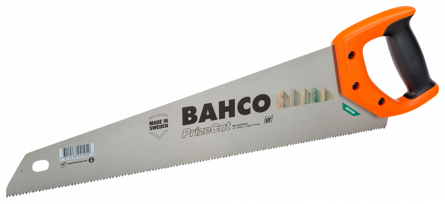 Ножовка для дерева Bahco 475мм PrizeCut NP-19-U7/8-HP