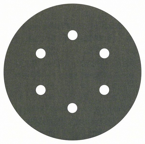 Шлифкруг ф150 на липкой основе 6 отверстий для камня k 320 (5шт) BOSCH 2 608 605 129