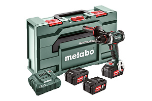 Шуруповерт аккумуляторный Metabo BS 18 LTX Impuls Set 3х4,0Ah MetaBOX 602191960