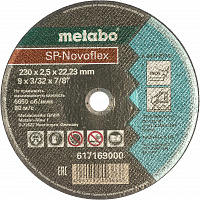 Круг отрезной Metabo ф230x2,5x22 для нержавеющей стали SP-Novorapid 1/25 617169000