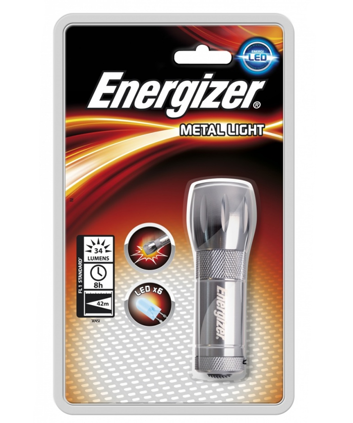 Фонарь Energizer ENR Low cost Metal Light 3AAA 638842