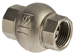 Клапан обратный 1/2" (латунный золотник) 13/208 Valtec VT.151.N.04 Клапан обратный 1/2" (латунный золотник) 13/208 Valtec VT.151.N.04