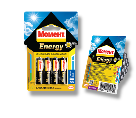 Батарейка AA Henkel Момент Energy 4шт 970531