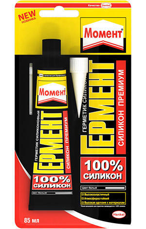 Герметик силиконовый санитарный прозрачный 85мл Henkel 622228