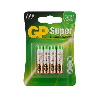 Батарейка GP ААА Super Alkaline LR03 BP5 5*1