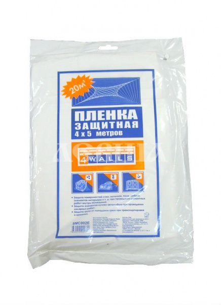 Строительная пленка защитная для кресла 1,95 x 1,6м 2шт 4WALLS 66264 Строительная пленка защитная для кресла 1,95 x 1,6м 2шт 4WALLS 66264