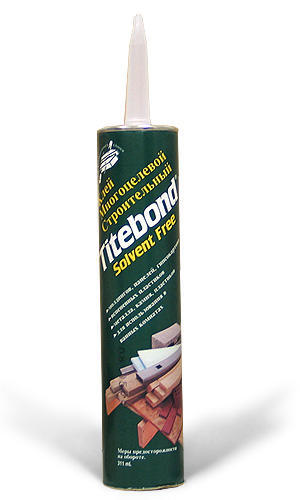 Клей монтажный без сольвентов Solvent Free 310мл TITEBOND 757280/7471 Клей монтажный без сольвентов Solvent Free 310мл TITEBOND 757280/7471