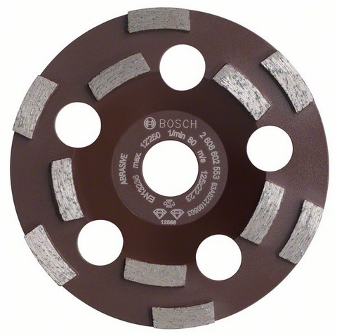 Чашка алмазная торцевая сегментная по бетону 125 абраз. Ef Abrasive BOSCH 2 608 602 553 Чашка алмазная торцевая сегментная по бетону 125 абраз. Ef Abrasive BOSCH 2 608 602 553