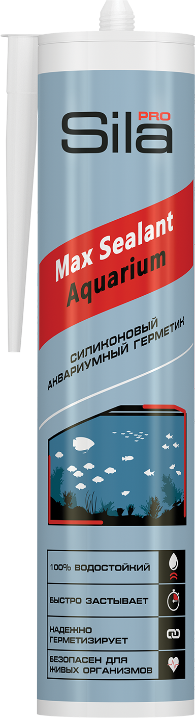 Герметик силиконовый для аквариумов черный Sila 290мл H1309
