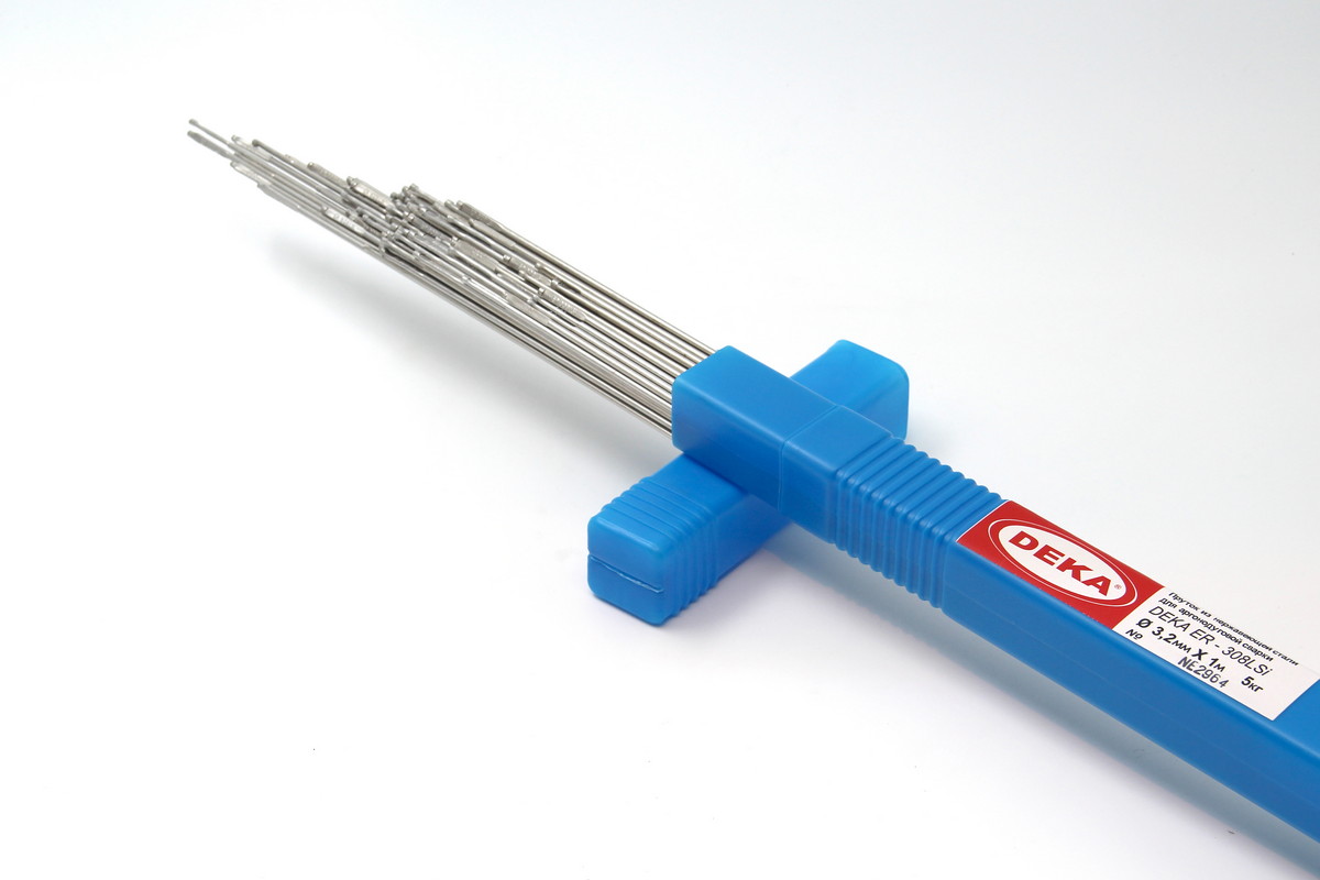 Пруток сварочный нержавеющий DEKA ER-308LSi 3,2мм 5кг Пруток сварочный нержавеющий DEKA ER-308LSi 3,2мм 5кг