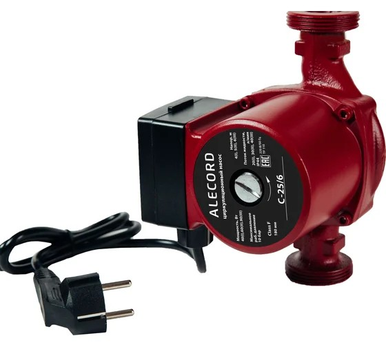 Насос циркуляционный Oasis 25/6 Alecord , кабель 1м 4640130924201