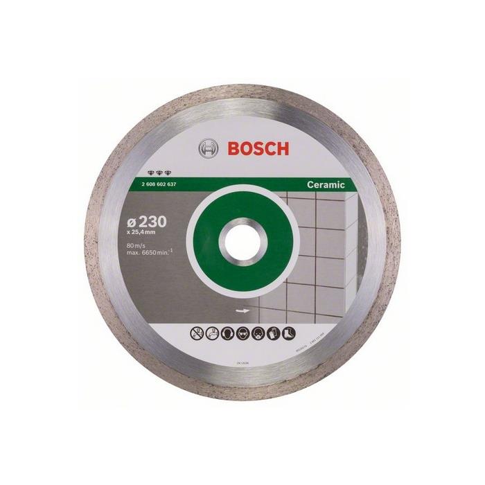 Круг алмазный 230х25,4 для керамики Bf Ceramic BOSCH 2.608.602.637