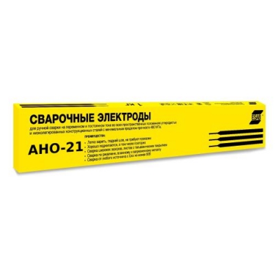 Электроды сварочные ESAB АНО-21 ф3 (пачка 1 кг) 3903303WZ0 Электроды сварочные ESAB АНО-21 ф3 (пачка 1 кг) 3903303WZ0