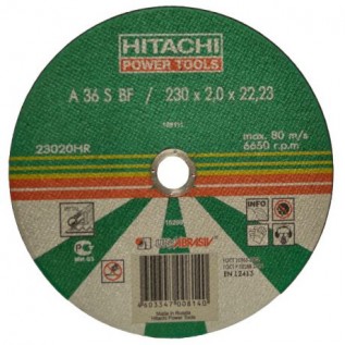 Круг отрезной по металлу 230х2,0х22 Hitachi 23020HR Круг отрезной по металлу 230х2,0х22 Hitachi 23020HR