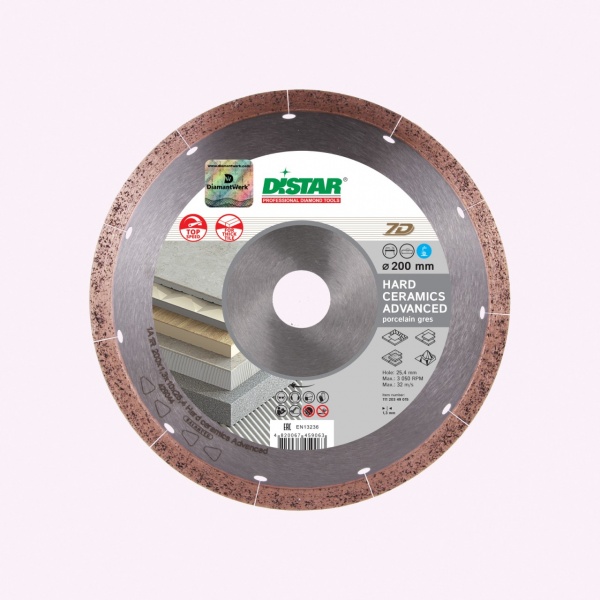 Круг алмазный Distar ф180х1,4х8,5х25,4 Hard ceramics Advanced 11120528014 Круг алмазный Distar ф180х1,4х8,5х25,4 Hard ceramics Advanced 11120528014