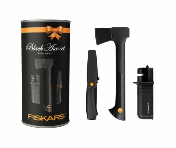 Набор Fiskars в тубусе Топор + нож + точилка 1055139