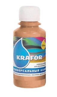 Колер универсальный Krafor БЕЖЕВЫЙ 100 мл 32 152 Колер универсальный Krafor БЕЖЕВЫЙ 100 мл 32 152
