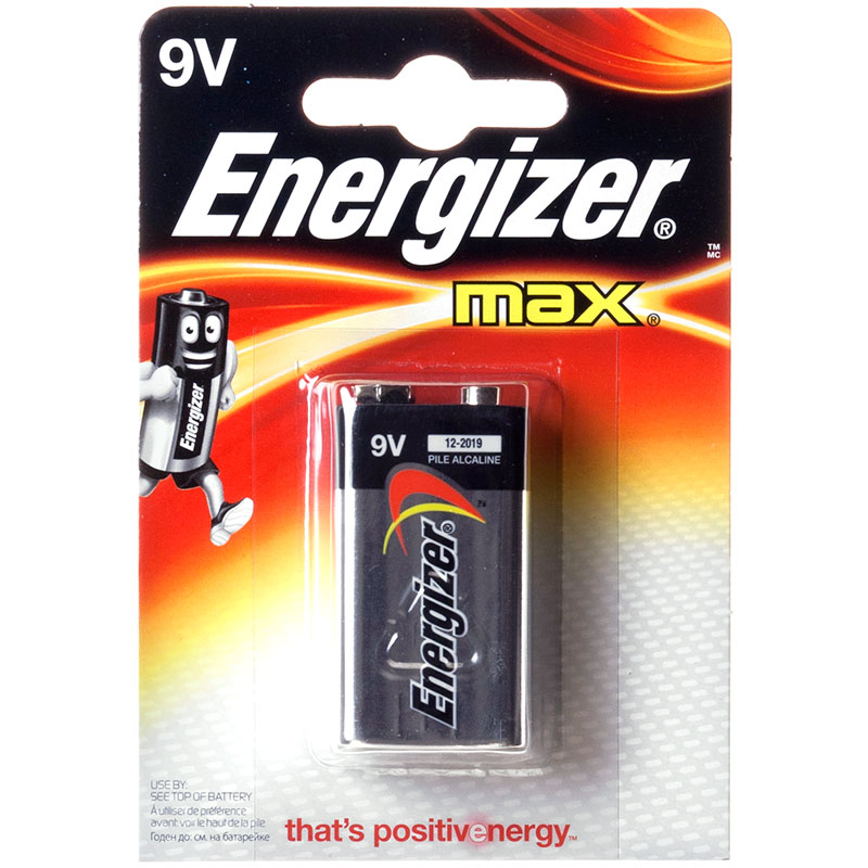 Батарейка 9V MAX Energizer E300115902