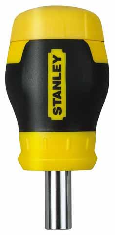 Отвертка со сменными вставками Stubby Multibit с реверсом (6 STANLEY 0-66-358 Отвертка со сменными вставками Stubby Multibit с реверсом (6 STANLEY 0-66-358