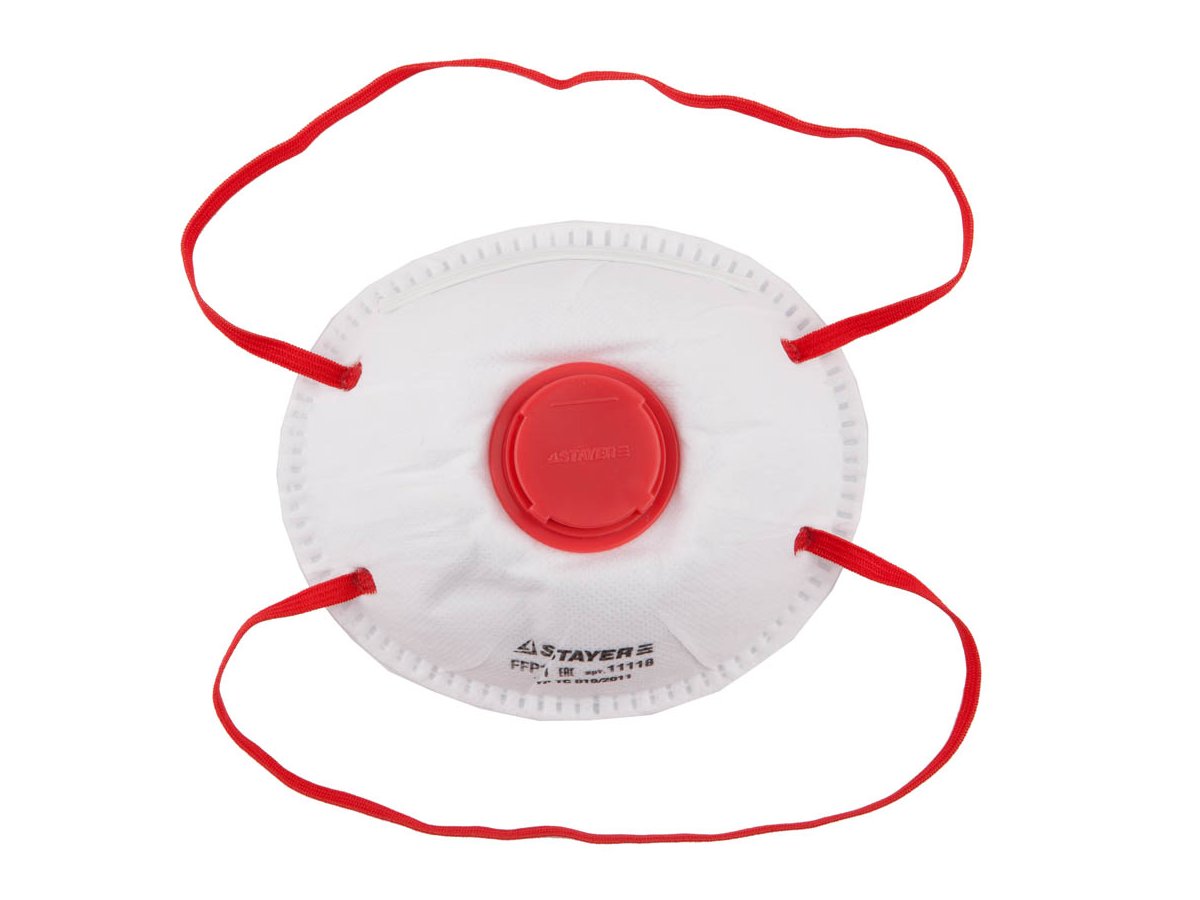 Респиратор STAYER "MASTER" с клапаном 11118 Респиратор STAYER "MASTER" с клапаном 11118