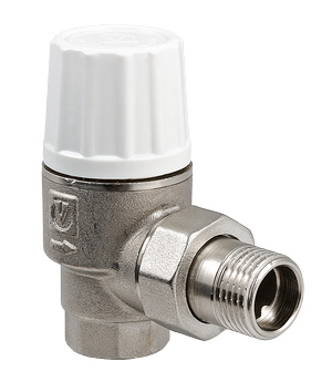 Клапан для термоголовки угловой 1/2" увеличенный проход (8/96) Valtec VT.033.N.04