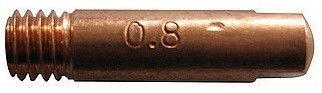 Наконечник токосъемный d=0.8 мм М6 Наконечник токосъемный d=0.8 мм М6