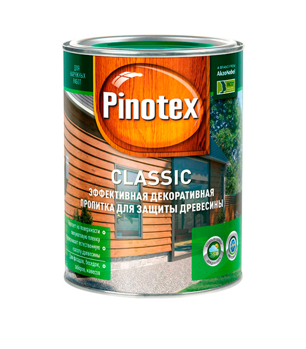Антисепт "Пинотекс классик" (База п/кол) CLR 2.7 л Pinotex 42679