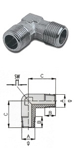 Уголок Н-Н 1/4"  GAV 1255/2 38874