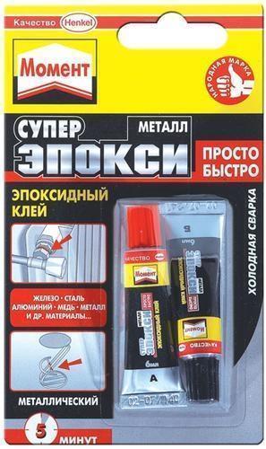 Эпоксидный клей Момент-Супер эпокси прозр. 5мин 2х6мл Henkel 616500