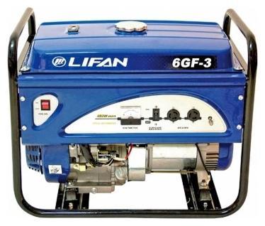 Генератор бензиновый Lifan 6.0GF-4 Генератор бензиновый Lifan 6.0GF-4