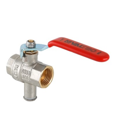 Кран шаровой 1" для подключения датчика температуры Valtec VT.247.N.06 Кран шаровой 1" для подключения датчика температуры Valtec VT.247.N.06