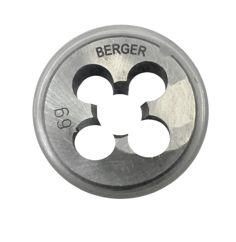 Плашка метрическая BERGER М8х1,25 мм BG1006