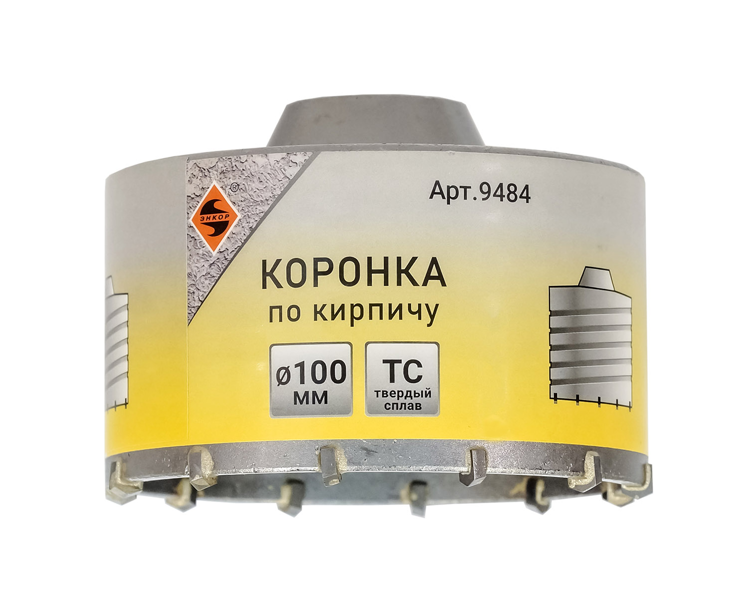 Коронка для кирпича М22 100 ТС Энкор 9484