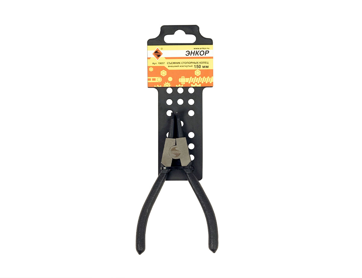 Съемник стопорных колец, внешний изогнутый 150мм Энкор 19057