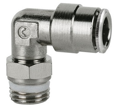 Фитинг цанговый угловой Camozzi, поворотный S6520 10-1/4 Фитинг цанговый угловой Camozzi, поворотный S6520 10-1/4