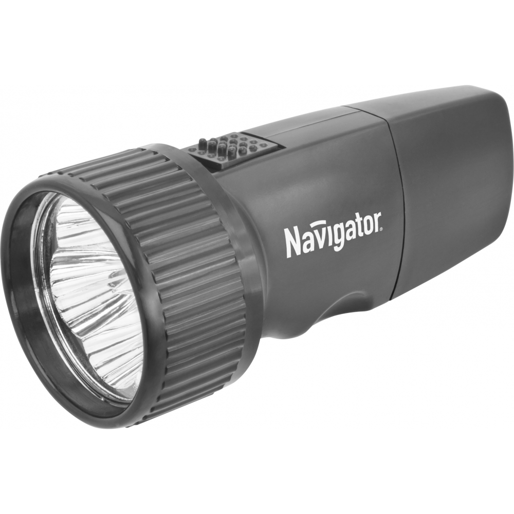 Фонарь аккумуляторный классический с вилкой Navigator NPT-CP02 94941