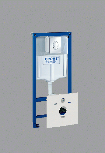 Инсталляция для подвесного унитаза 4 в 1 Grohe кнопка круг. 38 750 001 Инсталляция для подвесного унитаза 4 в 1 Grohe кнопка круг. 38 750 001