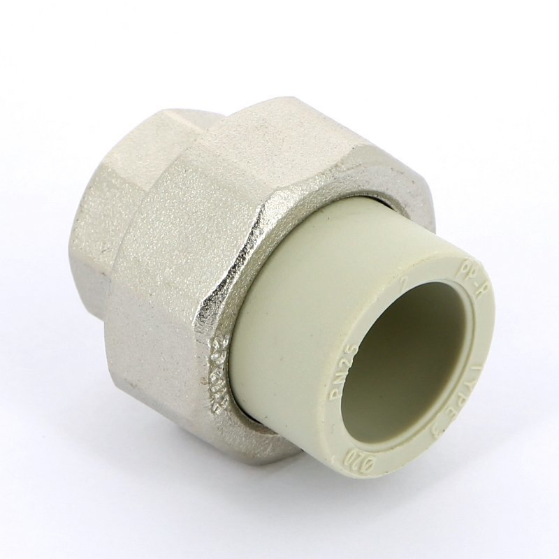 Муфта разъемная Энкор PPR ВР 32 мм х 1" серая (10/100)