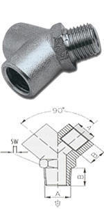 Тройник Y-образный В-В-Н 1/4" GAV 28173/1260/2