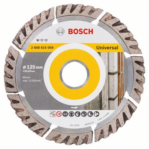 Круг алмазный Bosch ф125х22 Stf Universal 2 608 615 059