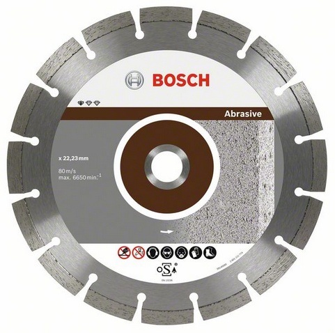 Круг алмазный 180х22 абразивные м-лы Pf Abrasive BOSCH 2.608.602.618