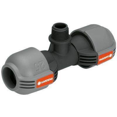 Соединитель Gardena Т образный 25мм x 1/2" наружн. рез. (02786-20) Соединитель Gardena Т образный 25мм x 1/2" наружн. рез. (02786-20)
