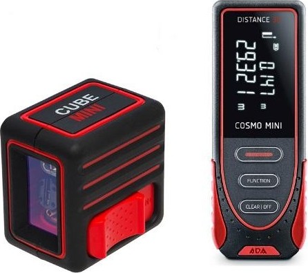 Нивелир лазерный ADA Cube MINI Basic Edition + дальномер А00585 Нивелир лазерный ADA Cube MINI Basic Edition + дальномер А00585